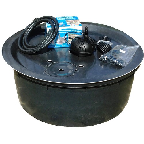 Komplett set becken mit gfk - pe,