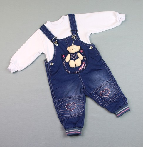 Baby kleinkind latzjeans - ,