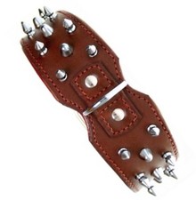 Lederhalsband Spike Dobermann