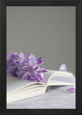 Romantisches Buch gerahmt