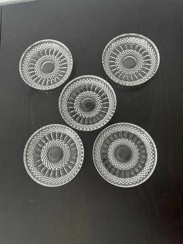 Vintage glas untersetzer - glas-untersetzer, set