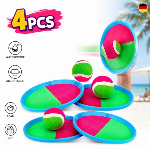 4pcs klettballspiel wurfspiel - klettballspiel,