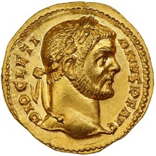 Diocletian, Aureus, 293-294