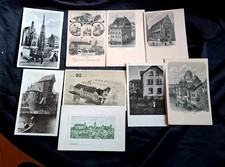 9 Postkarten Nürnberg um 1900