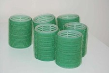 Lockenwickler 6x Grün Locken gross Kunststoff