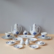 Rosenthal Romanze blaue Blume 18 tlg. Kaffee/Frühstücksgeschirr für 2 Personen