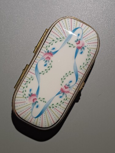 Edle porzellan dose pillendose - edle,