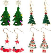 Weihnachtsohrringe Damen Set