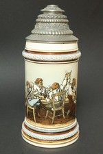 Alter V+B Mettlach Krug 3344