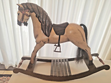 Altes großes Schaukelpferd Deko Holz Wohndekor - Weihnachten