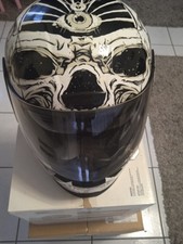 Icon Airform Sacrosanct Helm Schwarz/Weiß, Grösse: L (59/60)