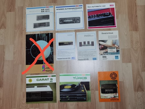 Konvolut technik reklame ddr - reklame,