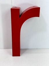 Alter Vintage Blechbuchstabe Industrial Blechschild Reklame Werbung #8603