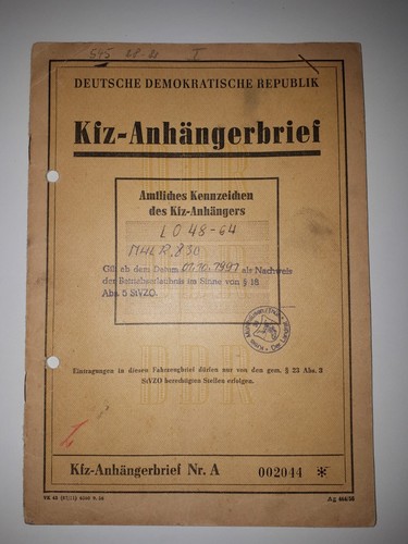 Fahrzeugbrief kfz - fahrzeugbrief,