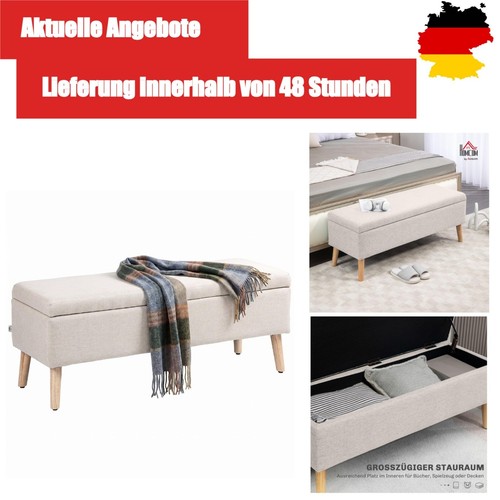 Homcom sitzbank mit stauraum - sitzbank,