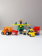 LEGO® DUPLO® Frachtflugzeug 5594 Cargo Airport Team Gabelstapler nerdycustom MOC