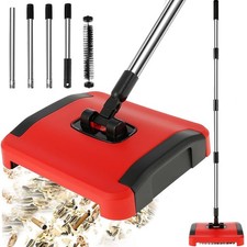 Teppichkehrer Teppichbürste Teppich Kehrmaschine Handbuch 3 Rollbürbner Reiniger