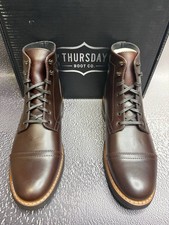 Thursday Boot Company Herren Captain Schnürstiefel Braun Größe 10