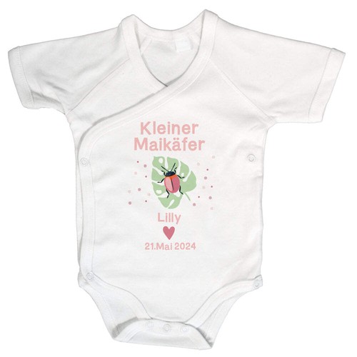 Baby body kurzarm - mit, name