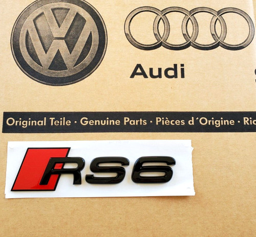 Original audi rs6 logo - original,