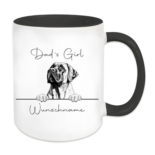 Hunde tasse mastiff mit - tasse,