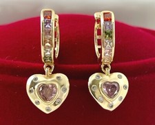 Luxus Herz Ohrringe Creole
