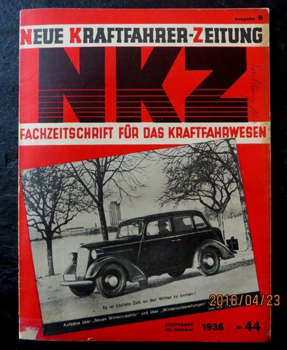 Neue kraftfahrer zeitung - neue,