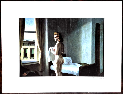 Edward hopper morning in a - hopper, "morning