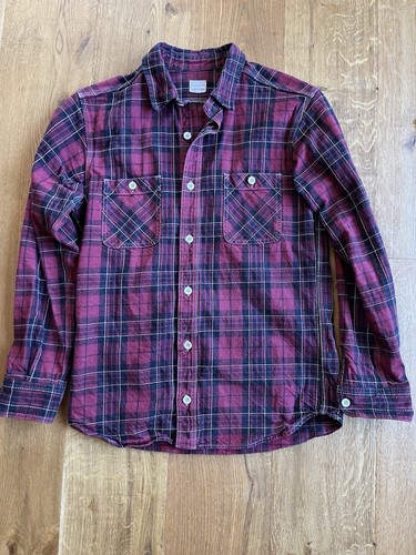 Momotaro hemd rot kariert - 42,