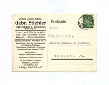 Postkarte Gebrüder Stiehler