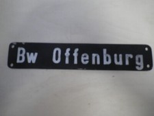 Alu schild eisenbahn original - eisenbahn,