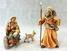 Handgeschnitzte krippenfiguren - handgeschnitzte,