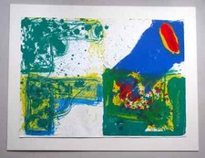 WALASSE TING , FARBLITHOGRAPHIE . EDITION SAM FRANCIS 1969 .