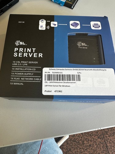 Csl lan printserver - -,