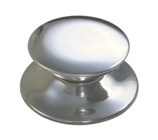 DECKELKNOPF EDELSTAHL Ø 55 mm