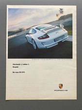 Der neue 911 GT3 Porsche 997 Respekt 2006 Vintage Ad Werbung Reklame