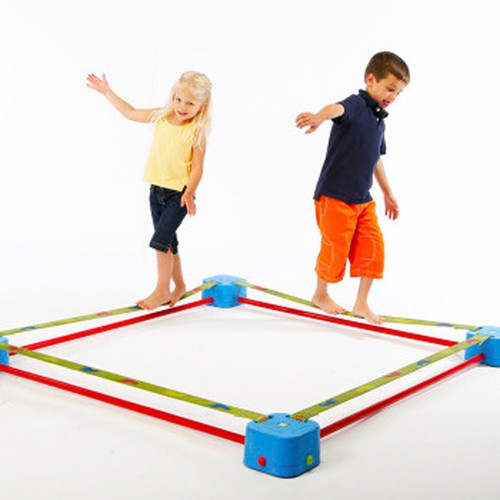 Boden slackline 4er - slackline, parcours