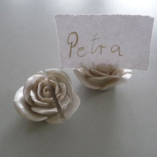 Platzkartenhalter rosen - platzkartenhalter,