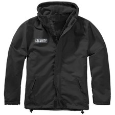 Herren Männer Winter Windbreaker SECURITY Jacken winterjacken Wachschutz