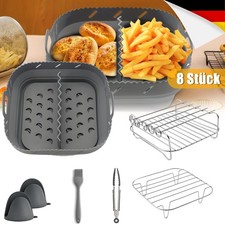 8x Silikonform 21*21*8cm für Ninja Speedi ON400UK Heißluftfritteuse Backform