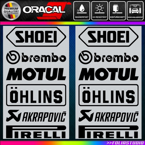 Motorrad aufkleber sponsoren - motorrad,