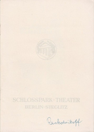Programmheft dostojewski - programmheft,