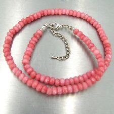 BAILYSBEADS traumhafte Rhodochrosite Kette Halskette Collier Rondelle Bv22