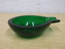 50er 60er Pfeifen Aschenbecher  Glas grün 50s 60s Vintage