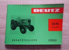 Deutz Schlepper F3L514 50PS Ersatzteilliste