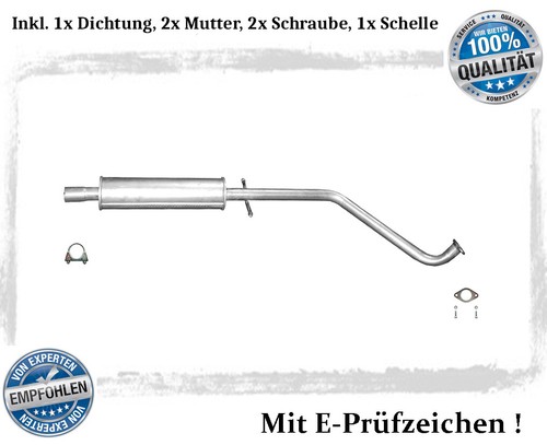 Mittelschalldämpfer für