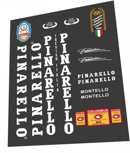 Pinarello montello frame decal - pinarello,