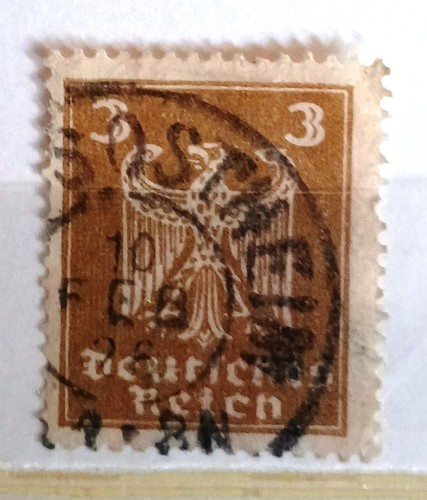 Briefmarke deutsches reich - briefmarke,