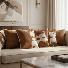 Neu 100 % Rindsleder behaart