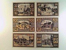 Notgeld Stadt Merseburg, 6x 50